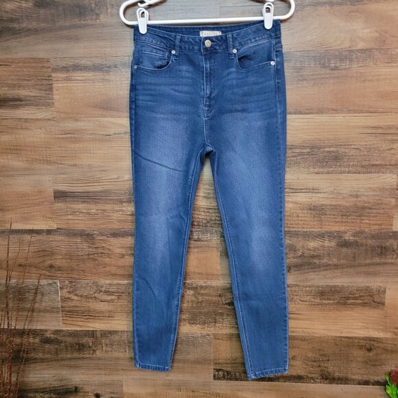 Harper Heritage Jeans Size 29 High Rise Skinny Medium Dark Wash Stretch Denim - Picture 1 of 10